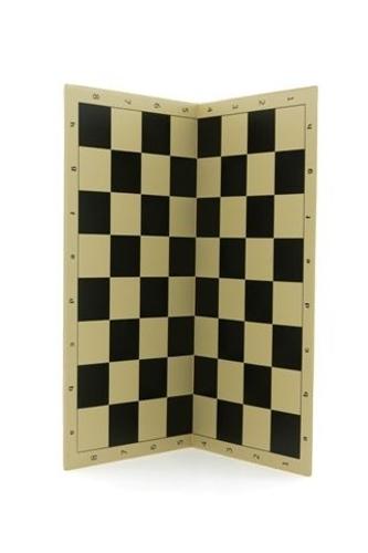 Chess board, tournament folding, PVC 50cm with pieces