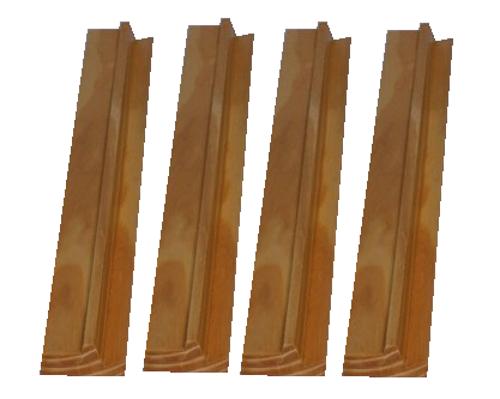 Mahjong Wooden Racks, set of 4