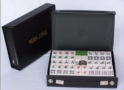 Mahjong Set, Economy, black vinyl case