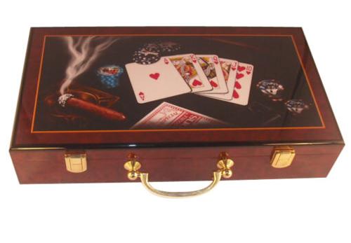 Las Vegas Deluxe Poker Set, 300 chips