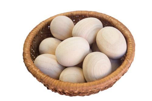 DIY Wooden Eggs set of 10