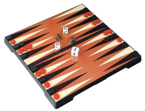 10 Magnetic Backgammon
