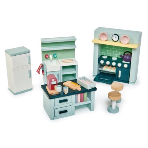 Wooden kitchen furniture set
