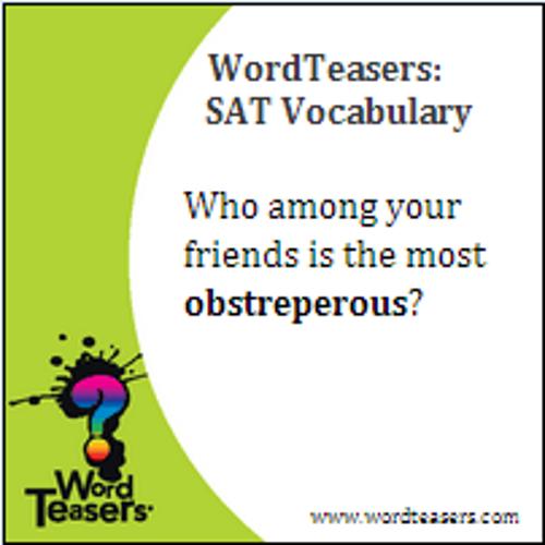 Word Teasers SAT Vocabulary