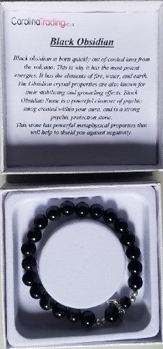 Bracelet - Black Obsidian