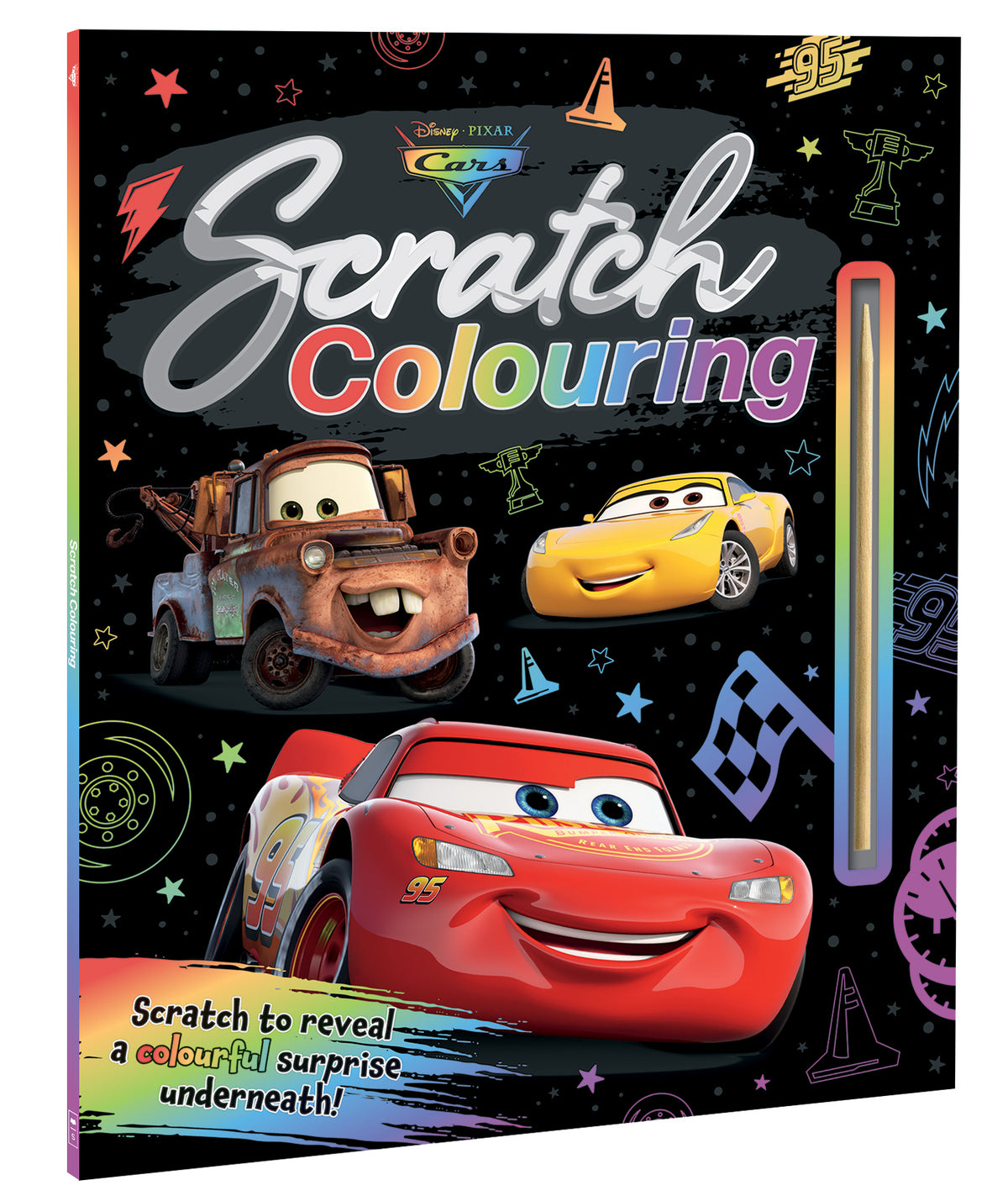 Cars: Scratch Colouring (Disney Pixar)