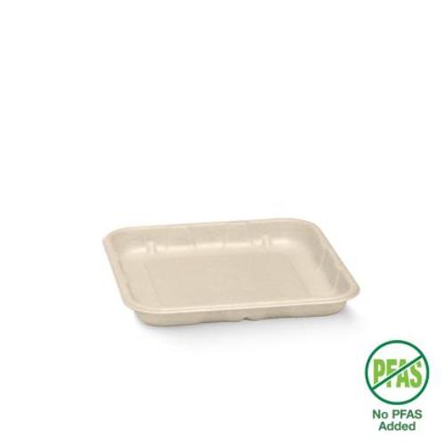 Biopak - Tray Produce Biocane 5inch X 5inch - 125PC
