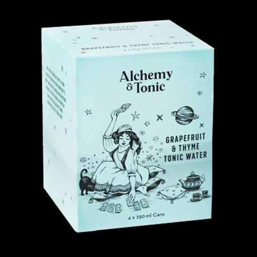 Alchemy & Tonic - Drink Tonic Grapefruit & Thyme Can 250ml - 6X4PC