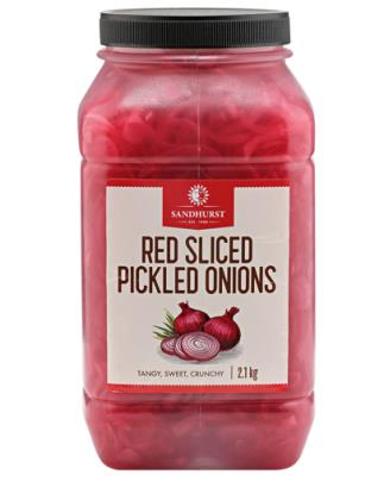 Sandhurst - Onions Pickled Red Sliced - 2.1KG