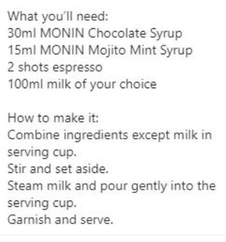 Monin - Syrup Mint Mojito - 700ML