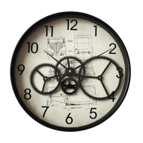 Gear Clock - Vintage Car (36cm)