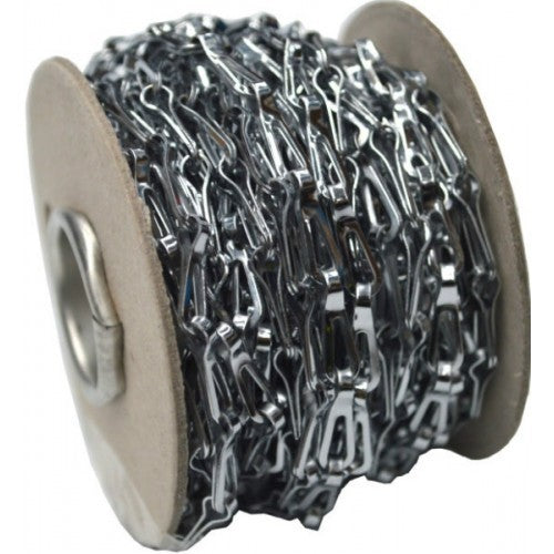 Sturdy 10m chandelier chain, 14mm links, perfect for hanging decor and light fixtures, non-rusting and stylish design.