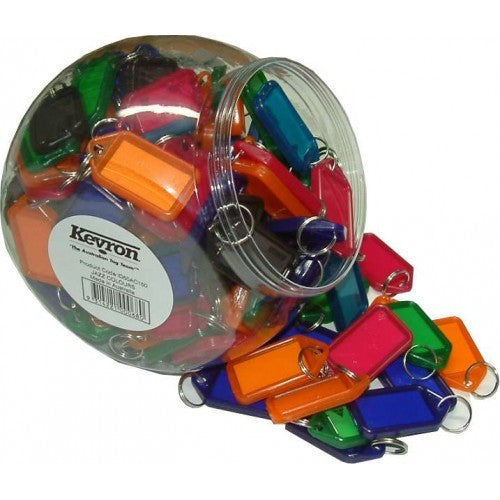 Key Tag Holders 150 In Plastic Jar Supermix Colors