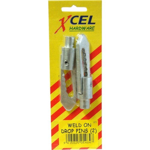 Galvanised weld-on trailer couplings with round studs for secure tailboard fastening on trailers and ute trays.