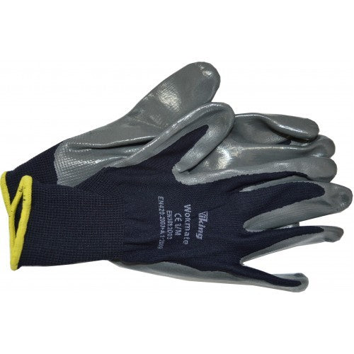 Viking Workmate Nitrile Glove Lge  12 Pair Pack