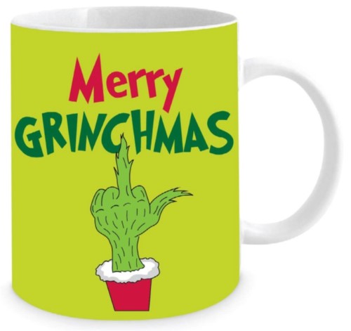 Mug - Merry Grinchmas Cheeky (350ml)