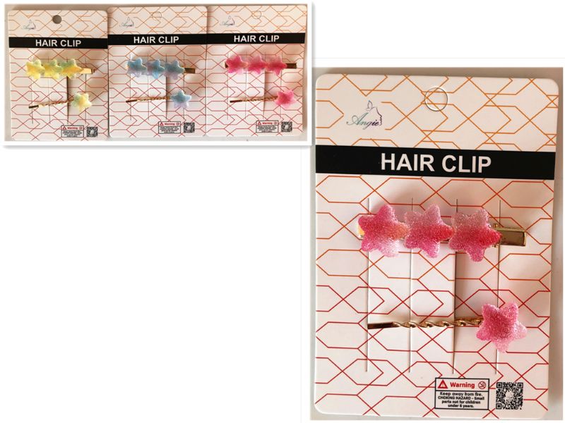 HAIR CLIP - 6CM Assorted 4 (12 Packs)