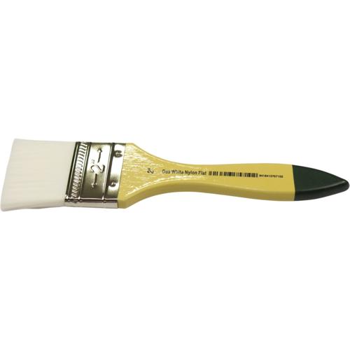 DAS S8015 White Nylon Flat Brush 2"