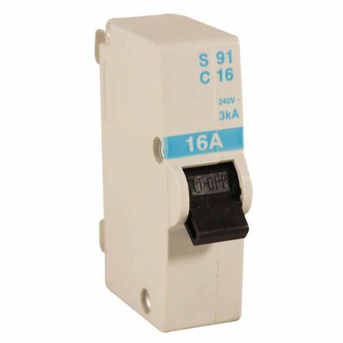 HPM 1 Pole Mini Circuit Breaker 240V Grey DMCB16