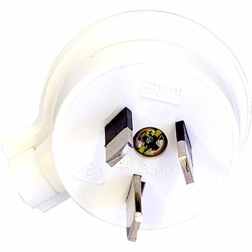 HPM Side Entry Plug 10Amp 240V Grey