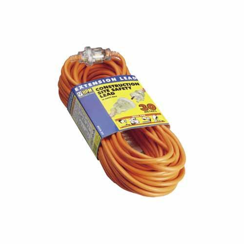 HPM Extra Heavy Duty Extension Cord 30m Orange