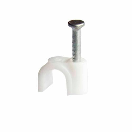 Custom Telephone Cable Clips Pack of 25 White