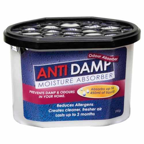 Anti Damp Moisture Absorbers Pack of 3 190g Each White