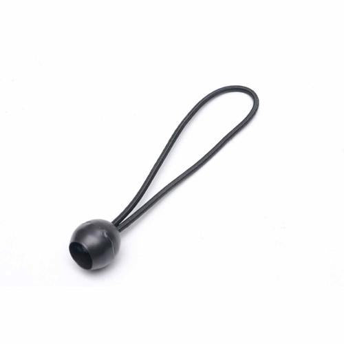 Polytuf Elastic Ball Ties Pack of 4 Black