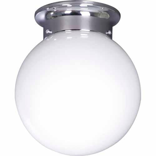 Mercator Opal Ball DIY CTC Fixture 75 Watt Satin Nickel