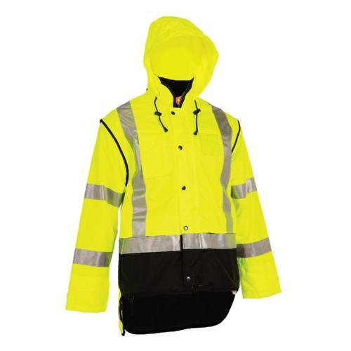 JACKET SAFETY HIGHWAY BOMBER Lime XL