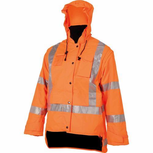 JACKET SAFETY HIGHWAY BOMBER Orange M