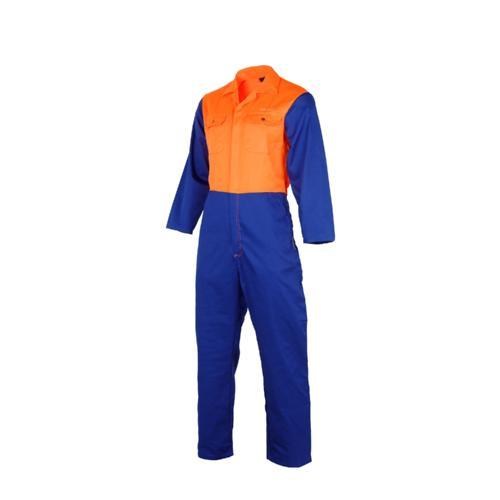 COVERALL UTILITY 2TONE Royal/Orange XL