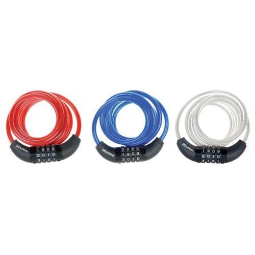 Master Lock Combination Cable Lock 1.8m X 8mm Assorted
