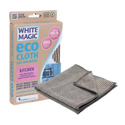 White Magic Microfibre Cloth Kitchen 300x300mm Pebble