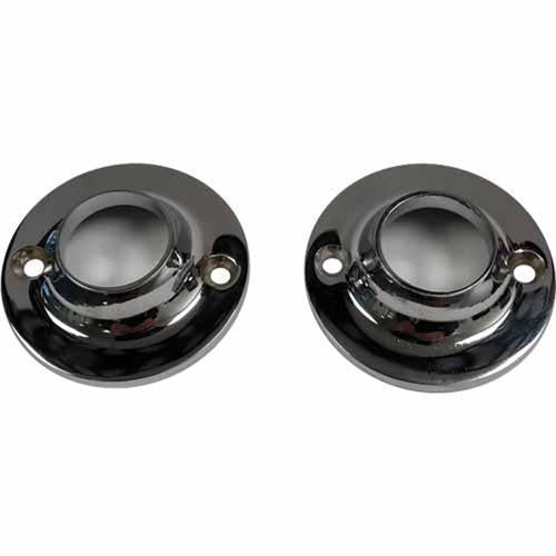Award Mod Rail Chrome Plated Round Flanges 19mm Pack of 2
