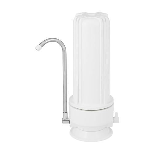 Sapphire Benchtop Water Filter Housing Kit White And Chrome 15.5 X 33.5 X 13cm