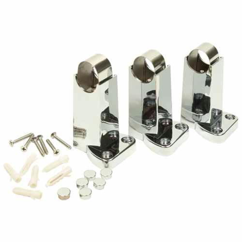GOLDAIR SELECT Towel Rail Bracket And Strap Kit Chrome