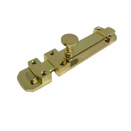 Jaeco Slide Bolt 100mm Brass Finish