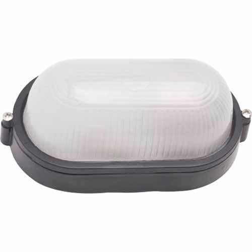 Orbit Lighting Oval Bulkhead Black