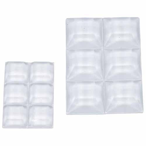 Soft Touch Bumpers Combo Pack 13mm & 19mm Clear Pack of 12