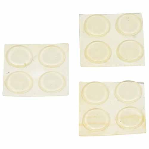 Soft Touch Bumpers 13mm Clear Pack of 12 4114695N