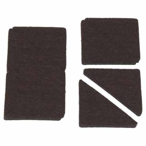 Soft Touch Felt Pads 51mm Brown Pack of 8
