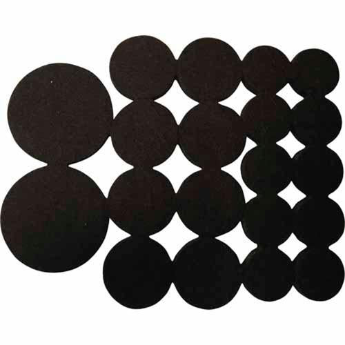 Soft Touch Felt Pads Table And Chair Pack Brown Pack of 80