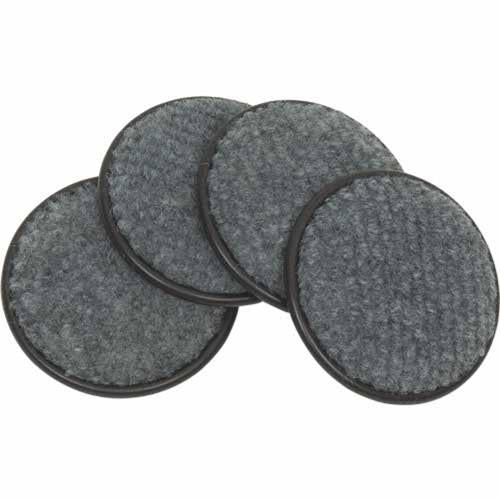 Soft Touch Castor Cups 40mm Brown Pack of 4