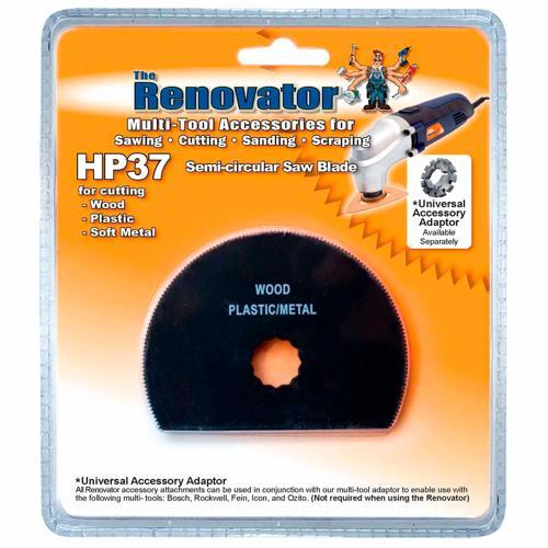 Renovator Multi-Tool Semi-Circular Saw Blade 8x6.2x0.5cm