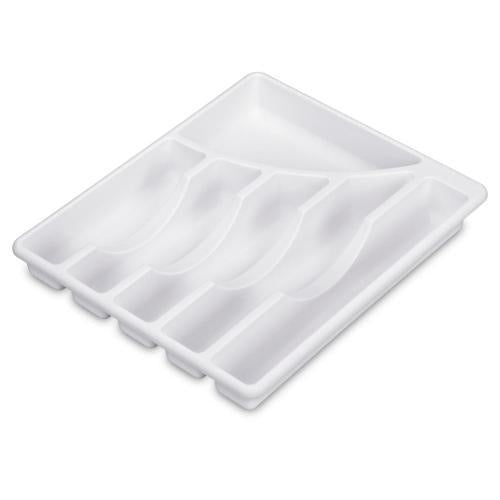Sterilite Cutlery Tray 48mm 302mm 356mm White