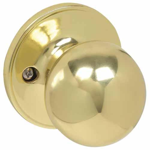 Locware Saturn Dummy Knob Polished Brass Finish