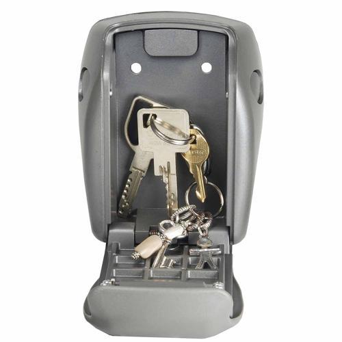 Master Lock Heavy Duty Wall Mount Key Safe 19cm 13cm L: 5cm Grey