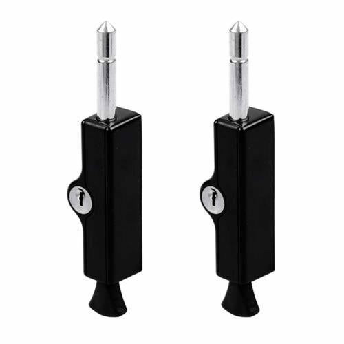 Yale Patiobolt 9.5mm Black Pack of 2
