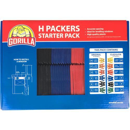Gorilla H Packer Starter Pack Multiple Assorted